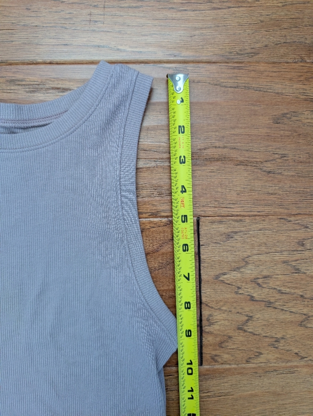 Hollister Women's Mauve Ribbed Tank Top XS - Picture 8 of 8
